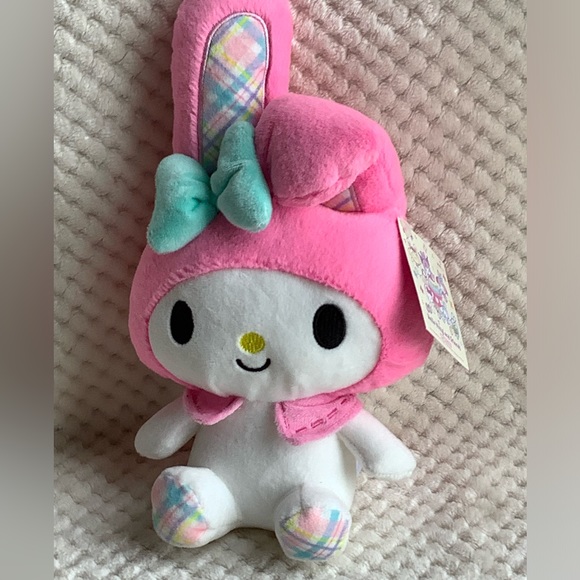 Hello Kitty Friends Plush My Melody Stuffed Animal Bunny Rabbit Ears New w Tags - Picture 9 of 11